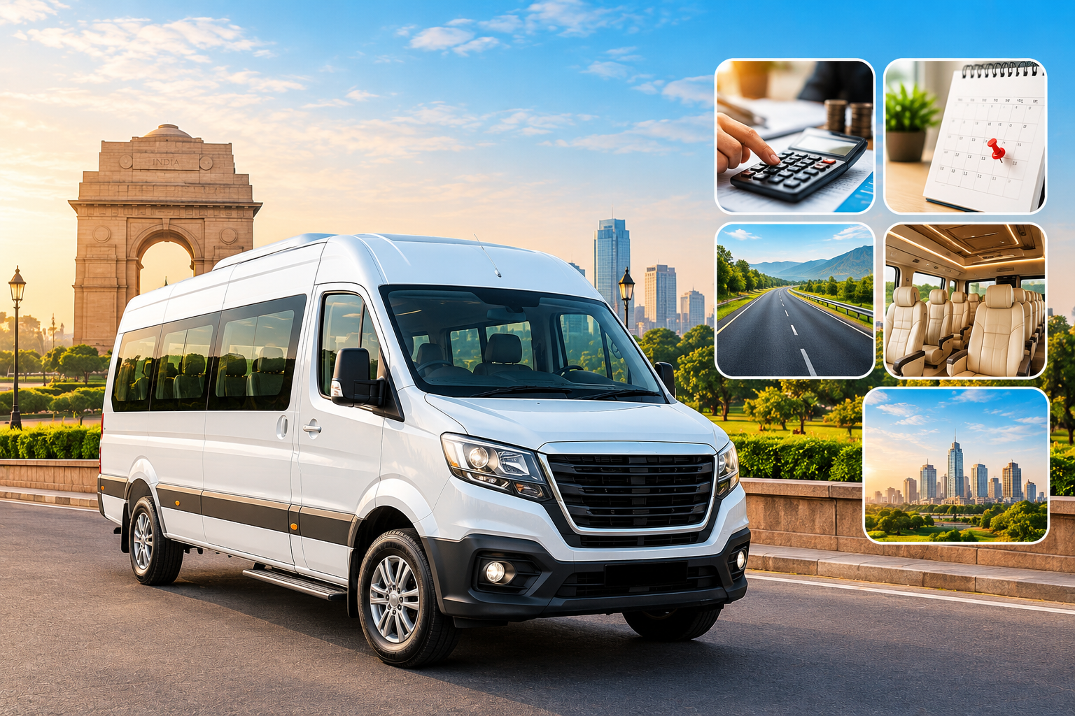 Luxury Tempo Traveller on Rent in Delhi